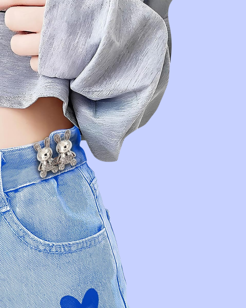 Taşlı Tavşan Pantolon Beli Daraltma Aparatı